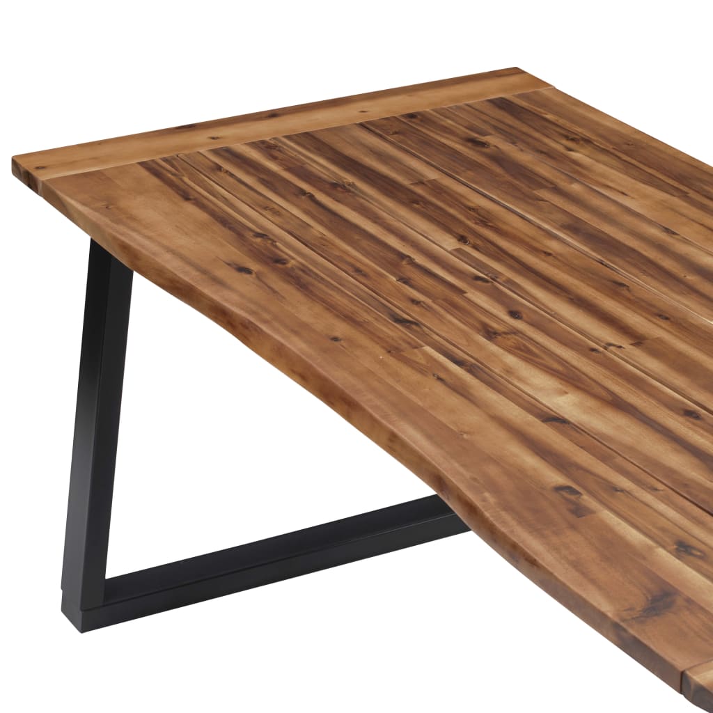 Table à manger Bois d'acacia massif 180x90 cm - XIOS
