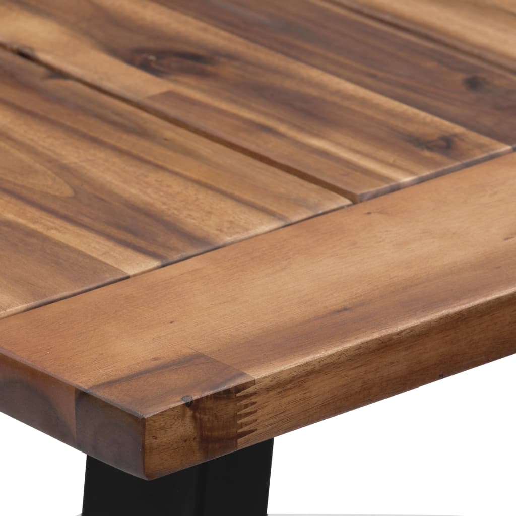 Table à manger Bois d'acacia massif 180x90 cm - XIOS