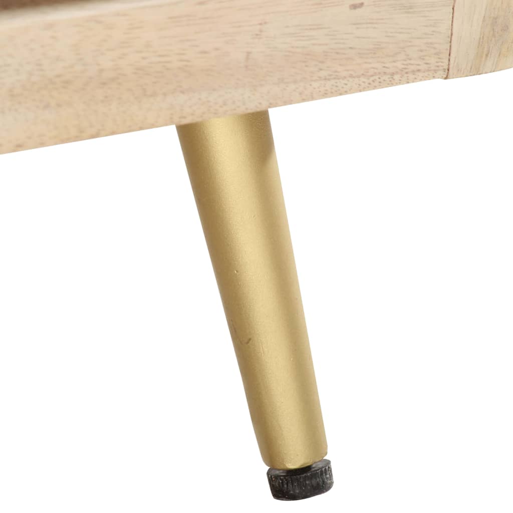 Table basse 90x45x40 cm Bois de manguier massif - XIOS