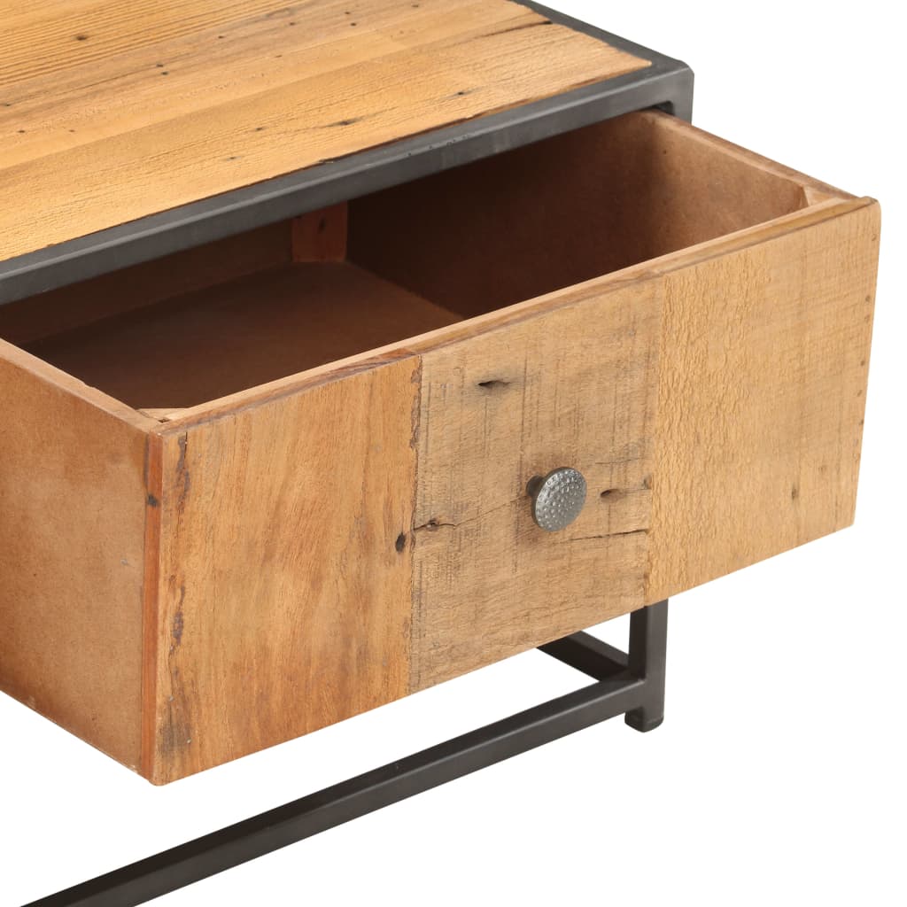 Table basse 90 x 50 x 35 cm Bois de récupération massif - XIOS