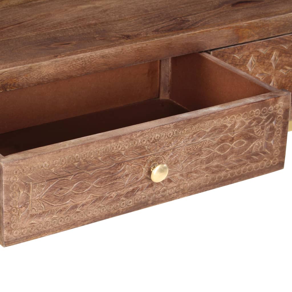 Table console 90 x 30 x 75 cm Bois de manguier massif - XIOS