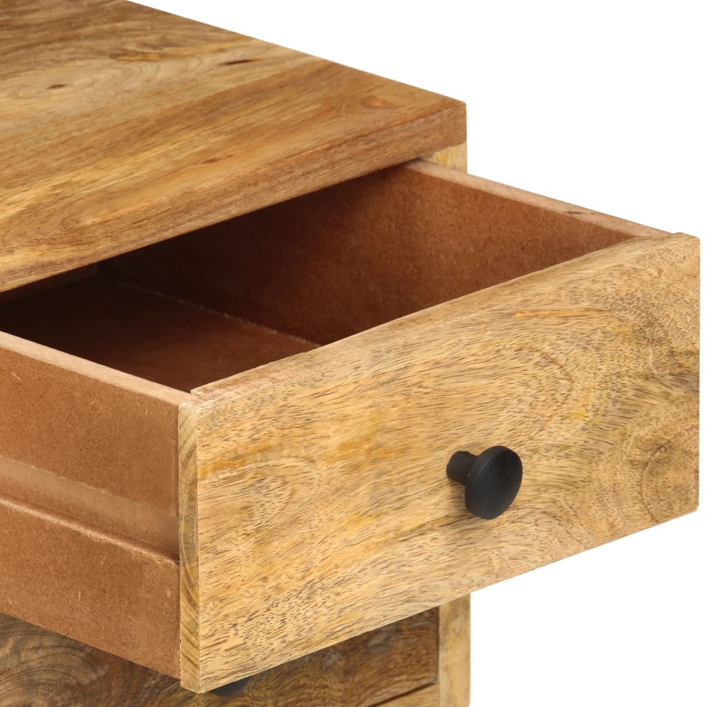 Meuble TV 110x35x40 cm Bois massif de manguier Meubles TV vidaXL