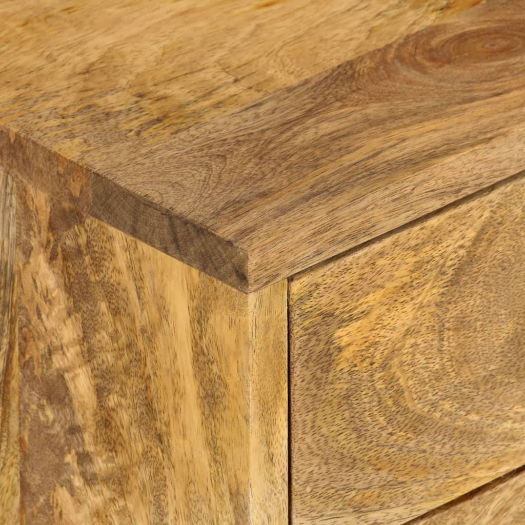 Meuble TV 110x35x40 cm Bois massif de manguier Meubles TV vidaXL