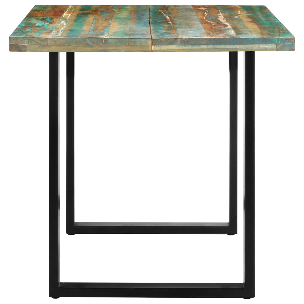 Table de salle à manger 160x80x75cm Bois de récupération massif - XIOS