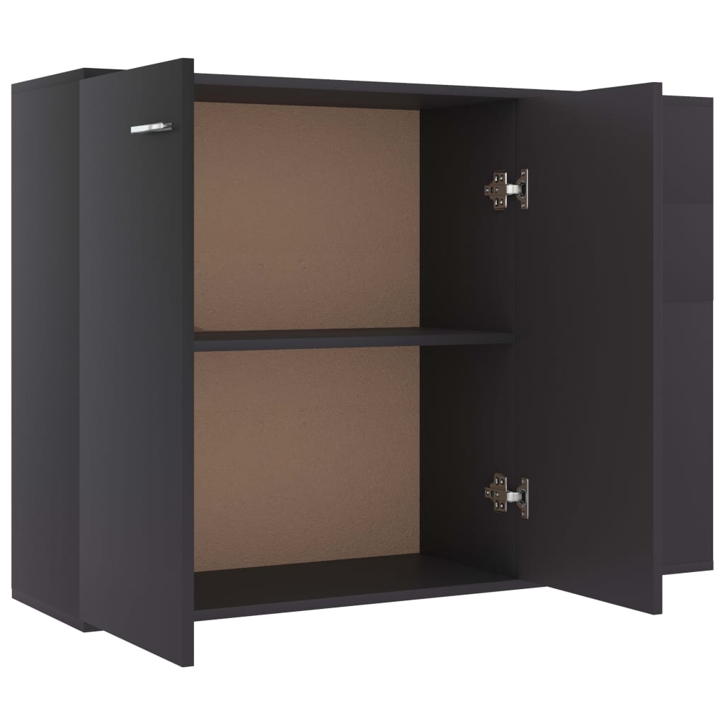 Buffet Gris 105x30x75 cm Bois d’ingénierie - XIOS