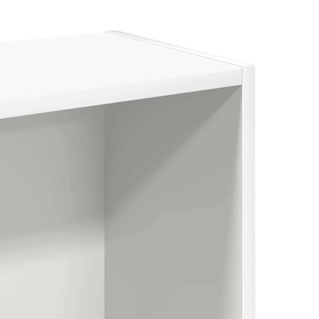 Bibliothèque blanc 80x24x75 cm bois d'ingénierie - XIOS