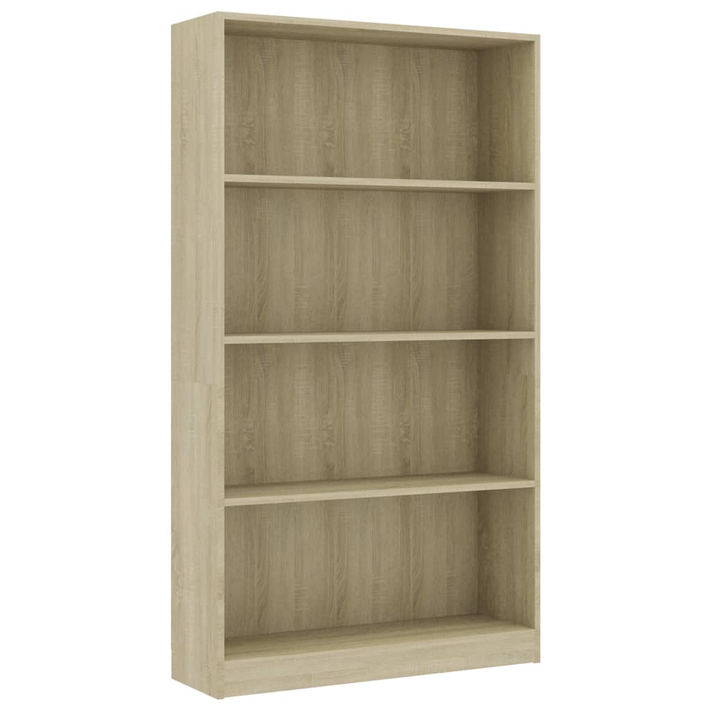 Bibliothèque à 4 niveaux Chêne sonoma Bois d’ingénierie - XIOS