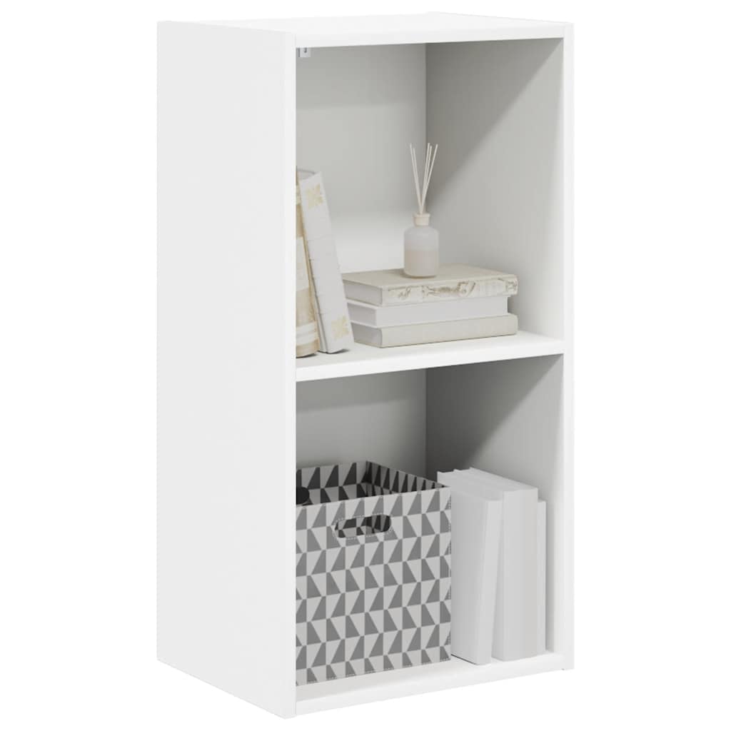 Bibliothèque blanc 40x30x76,5 cm bois d'ingénierie - XIOS