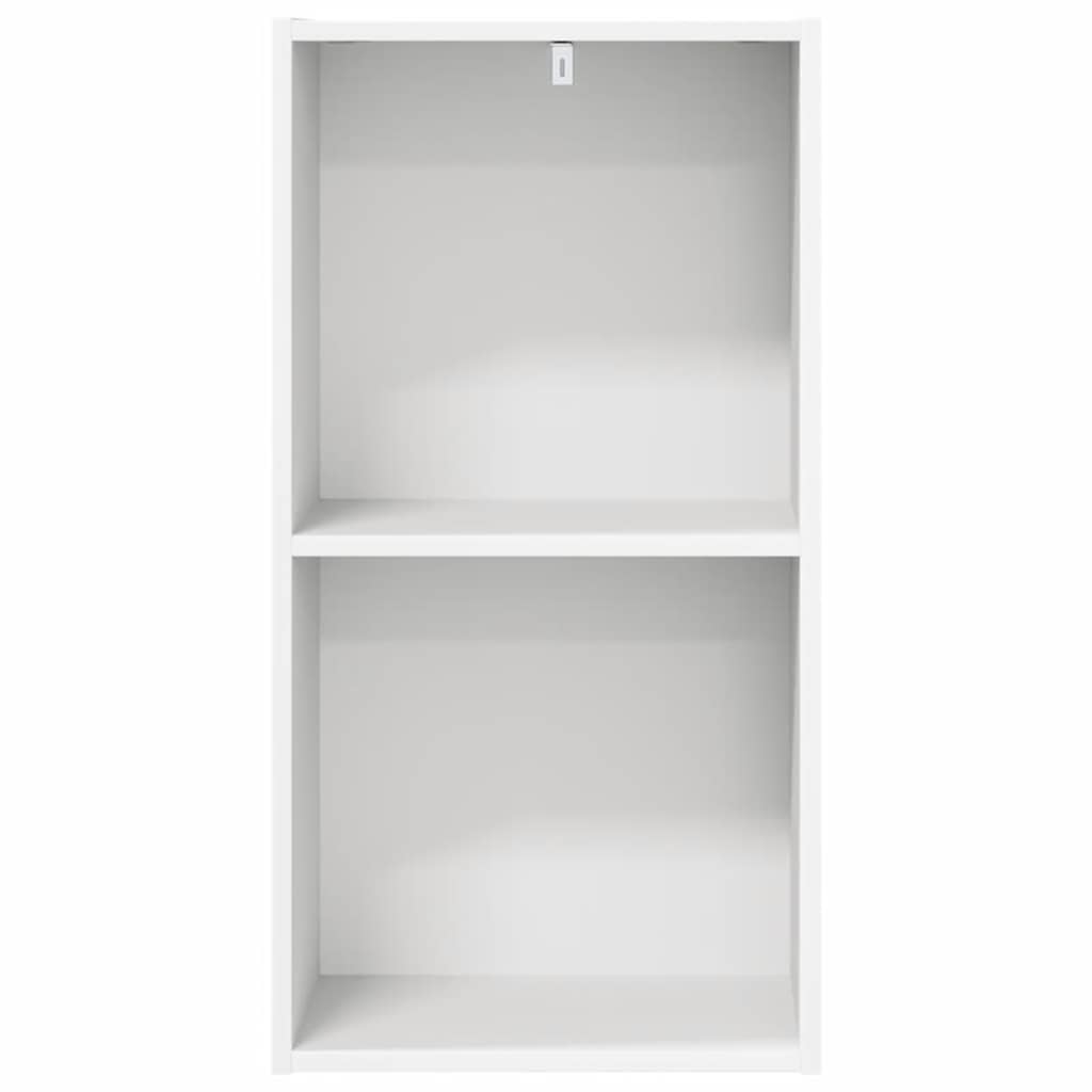 Bibliothèque blanc 40x30x76,5 cm bois d'ingénierie - XIOS
