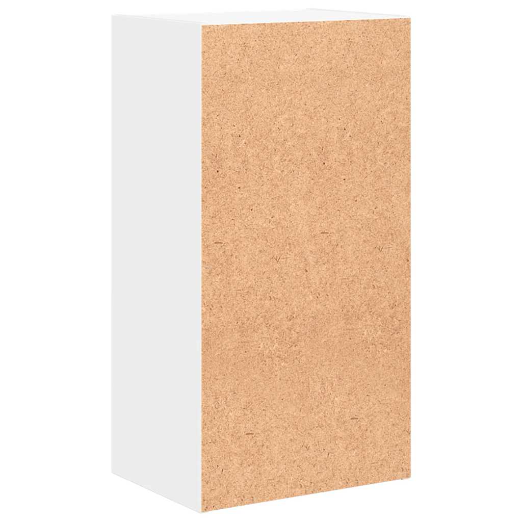 Bibliothèque blanc 40x30x76,5 cm bois d'ingénierie - XIOS