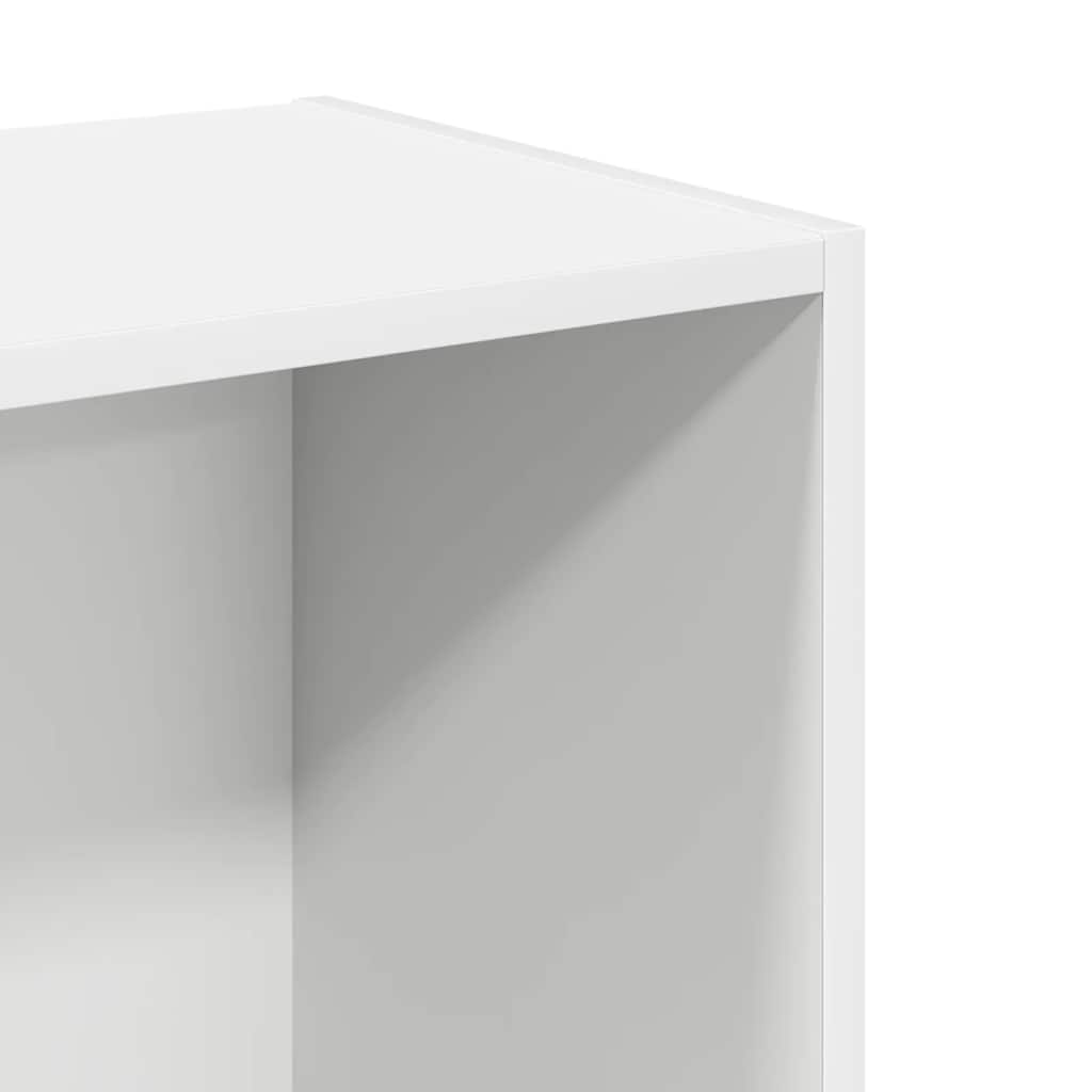 Bibliothèque blanc 40x30x76,5 cm bois d'ingénierie - XIOS