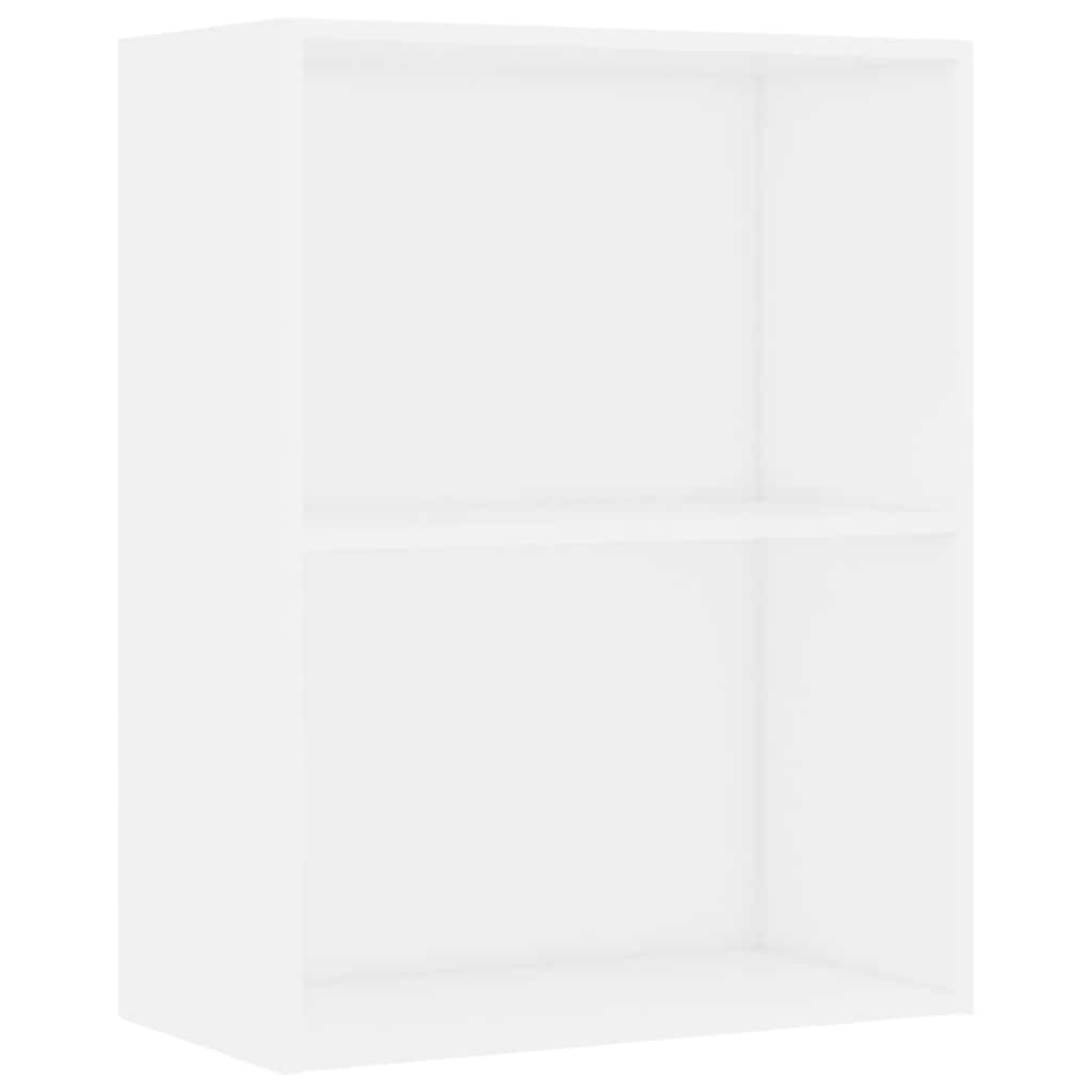 Bibliothèque blanc 60x30x76,5 cm bois d'ingénierie - XIOS