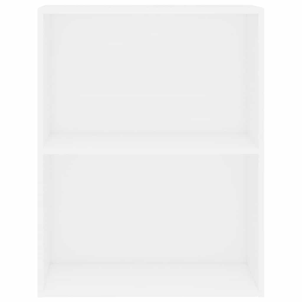 Bibliothèque blanc 60x30x76,5 cm bois d'ingénierie - XIOS