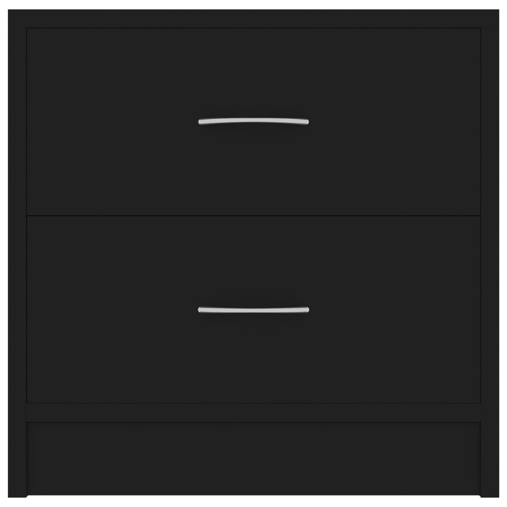 Tables de chevet 2 pcs Noir 40x30x40 cm Bois d'ingénierie - XIOS