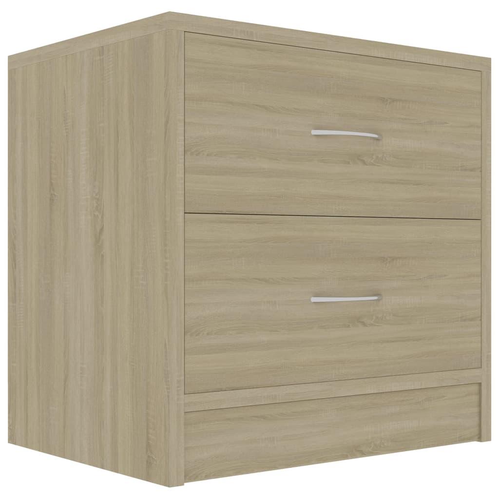 Tables de chevet 2pcs Chêne sonoma 40x30x40cm Bois d'ingénierie - XIOS