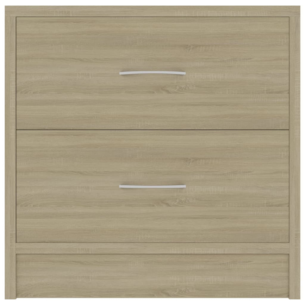Tables de chevet 2pcs Chêne sonoma 40x30x40cm Bois d'ingénierie - XIOS