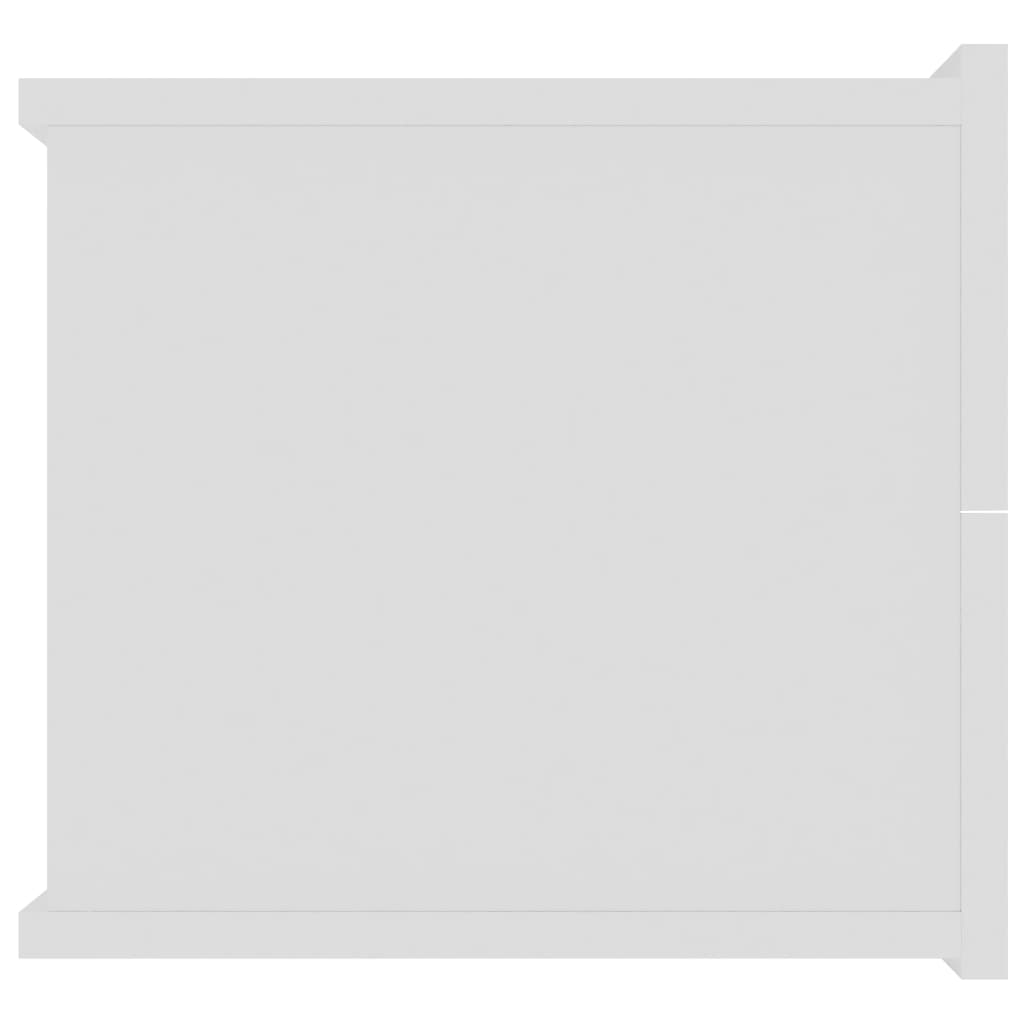 Tables de chevet 2 pcs Blanc 40x30x30 cm Bois d'ingénierie - XIOS