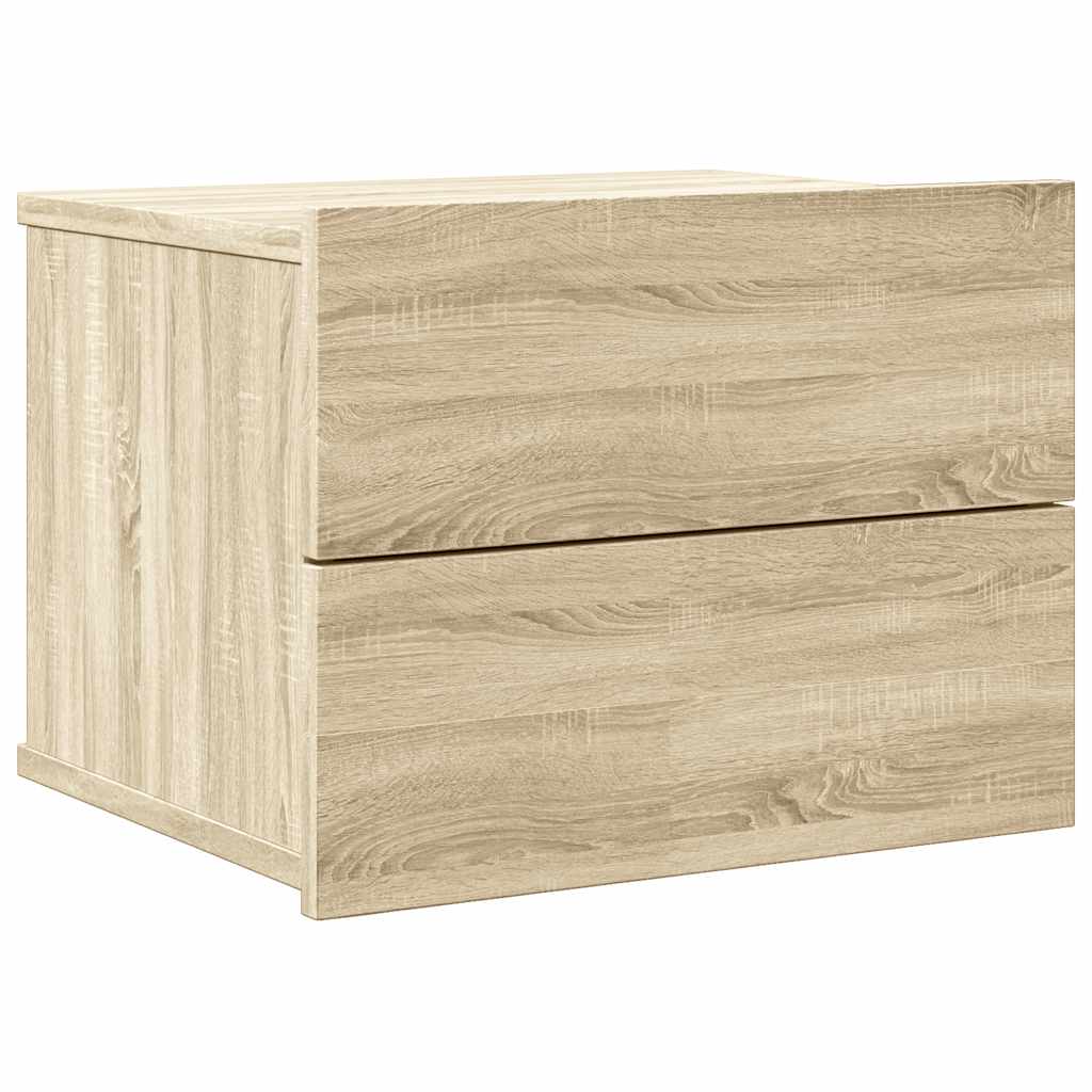Table de chevet chêne sonoma 40x30x30 cm Bois d'ingénierie - XIOS