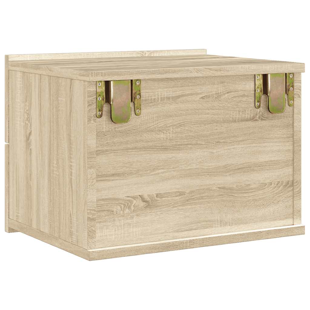 Table de chevet chêne sonoma 40x30x30 cm Bois d'ingénierie - XIOS