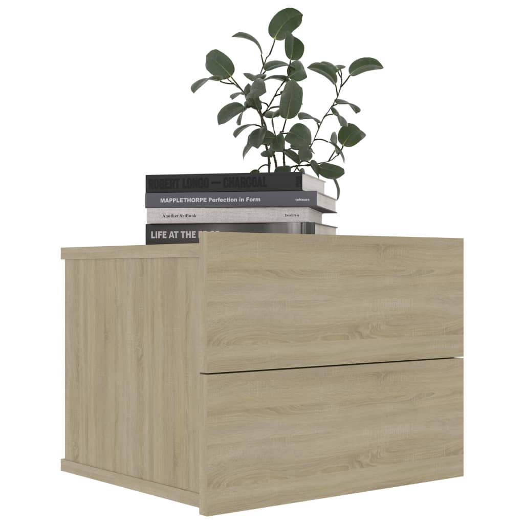 Tables de chevet 2 pcs Chêne sonoma 40x30x30 cm Bois ingénierie - XIOS
