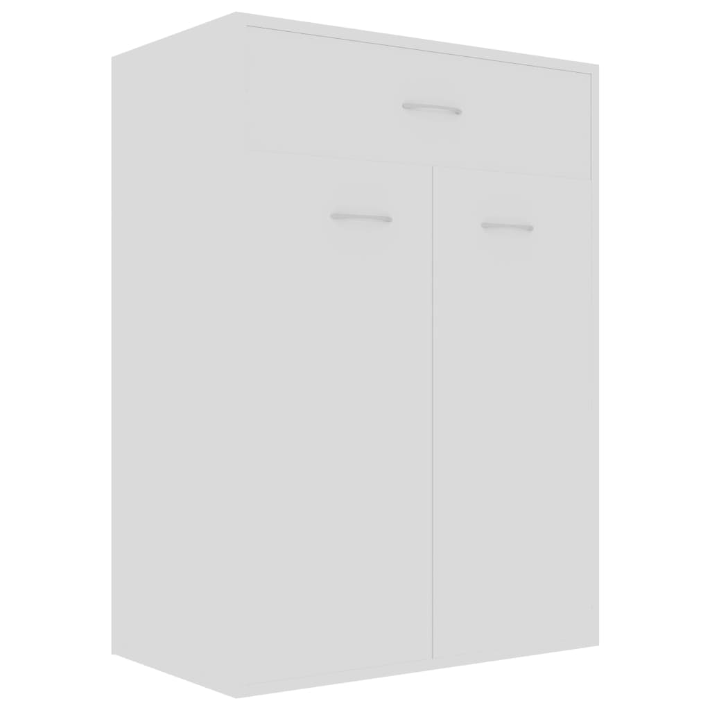 Armoire à chaussures Blanc 60x35x84 cm Bois d'ingénierie - XIOS