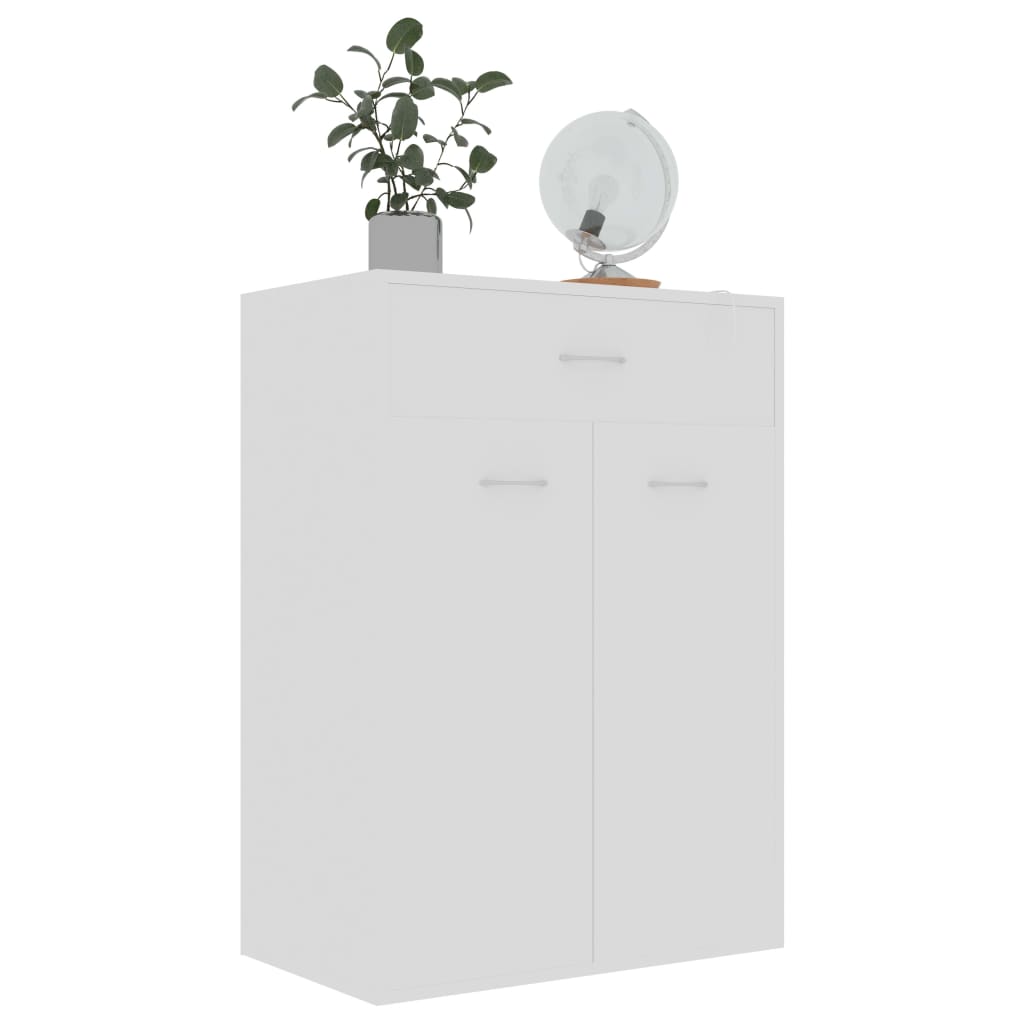 Armoire à chaussures Blanc 60x35x84 cm Bois d'ingénierie - XIOS