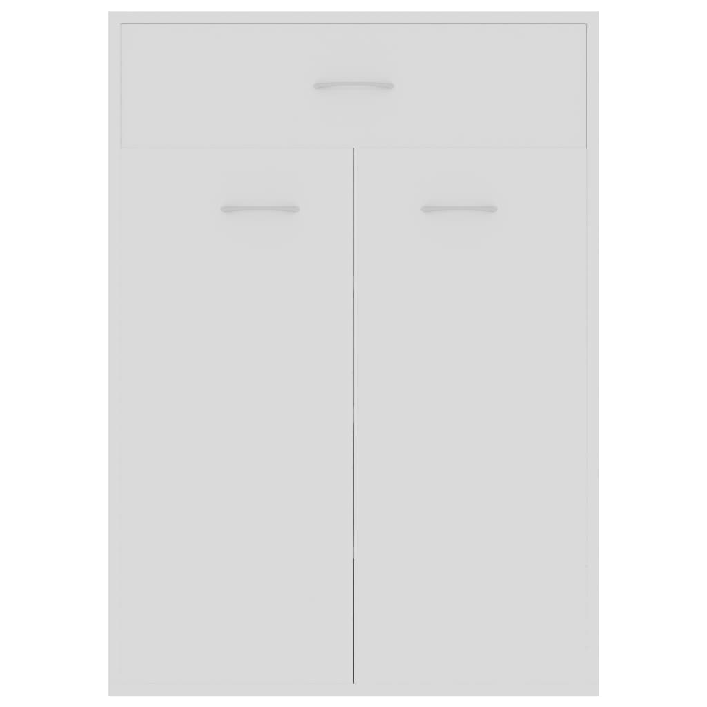 Armoire à chaussures Blanc 60x35x84 cm Bois d'ingénierie - XIOS