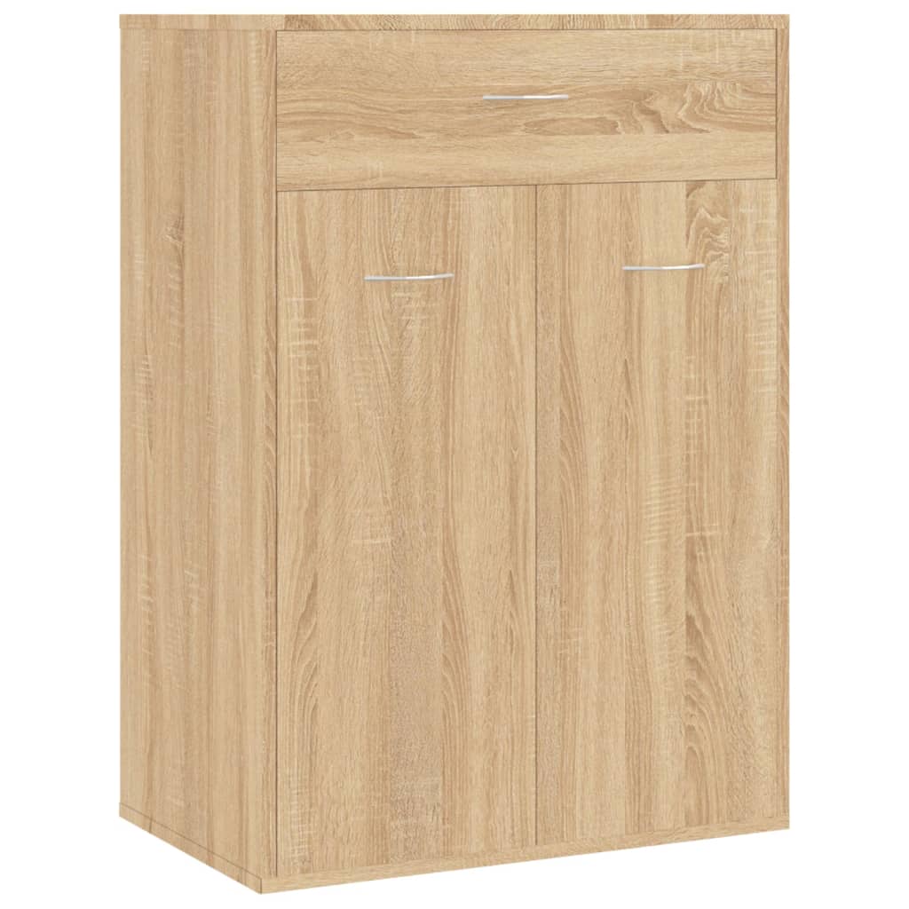 Armoire à chaussures Chêne sonoma 60x35x84 cm Bois d'ingénierie