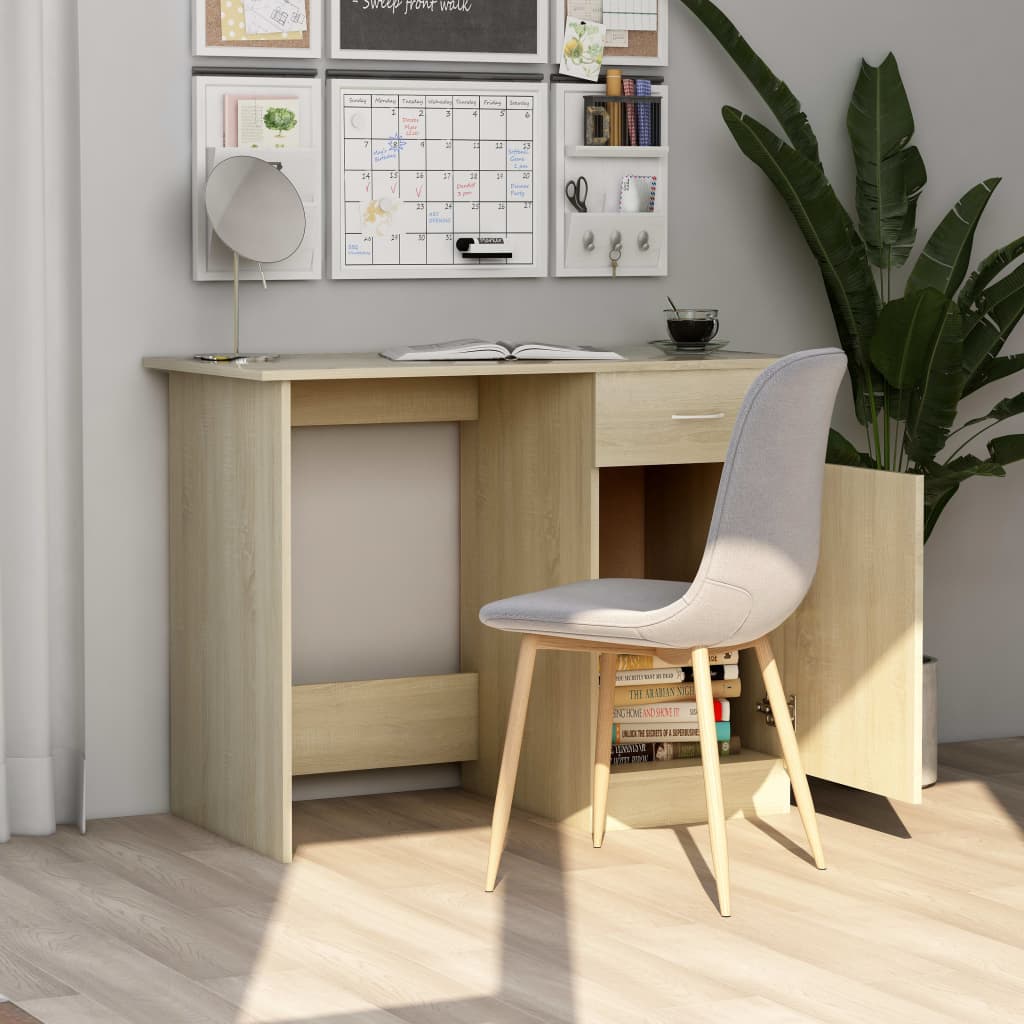 Bureau Chêne sonoma 100x50x76 cm Bois d’ingénierie - XIOS