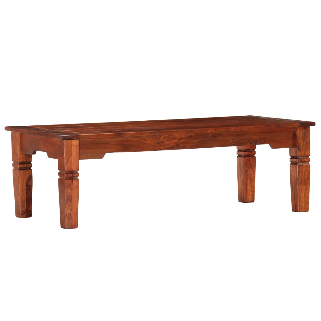 Table basse 110 x 50 x 35 cm Bois d'acacia solide - XIOS