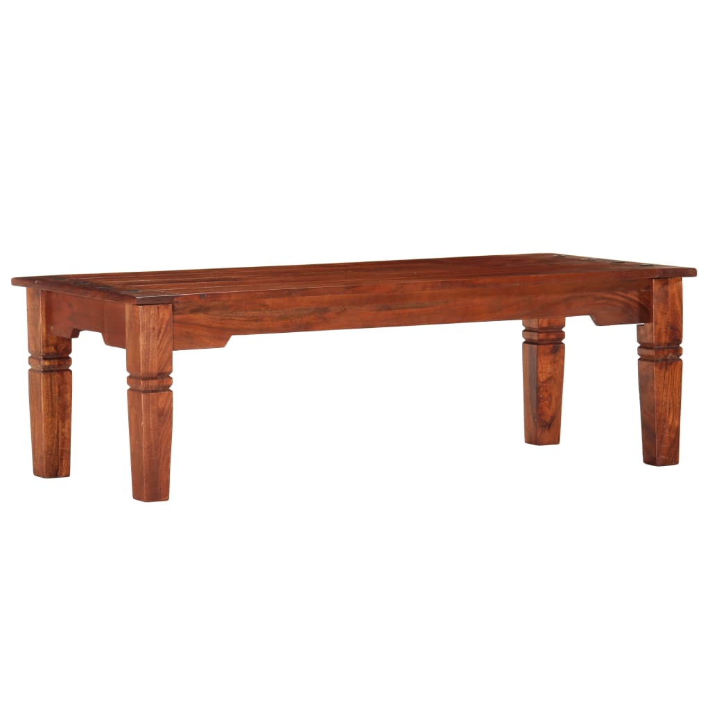 Table basse 110 x 50 x 35 cm Bois d'acacia solide - XIOS