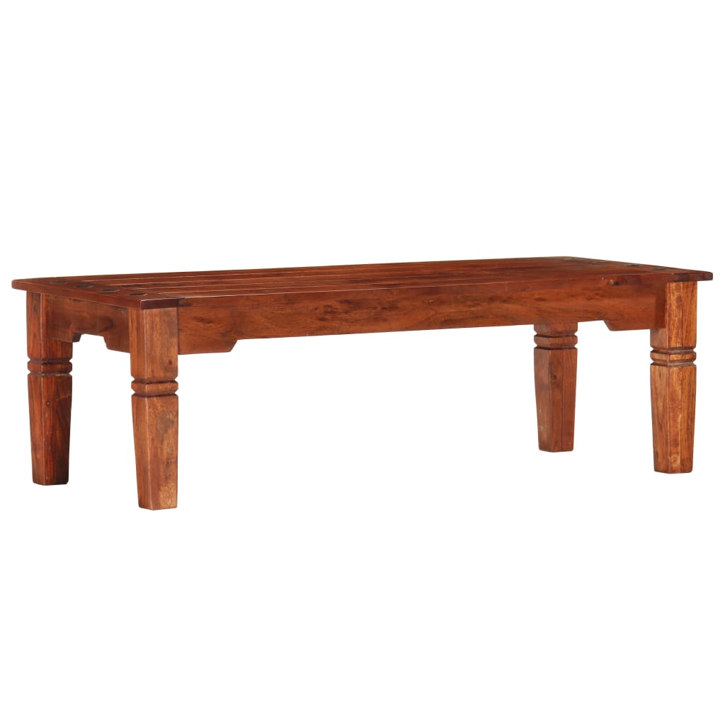 Table basse 110 x 50 x 35 cm Bois d'acacia solide - XIOS