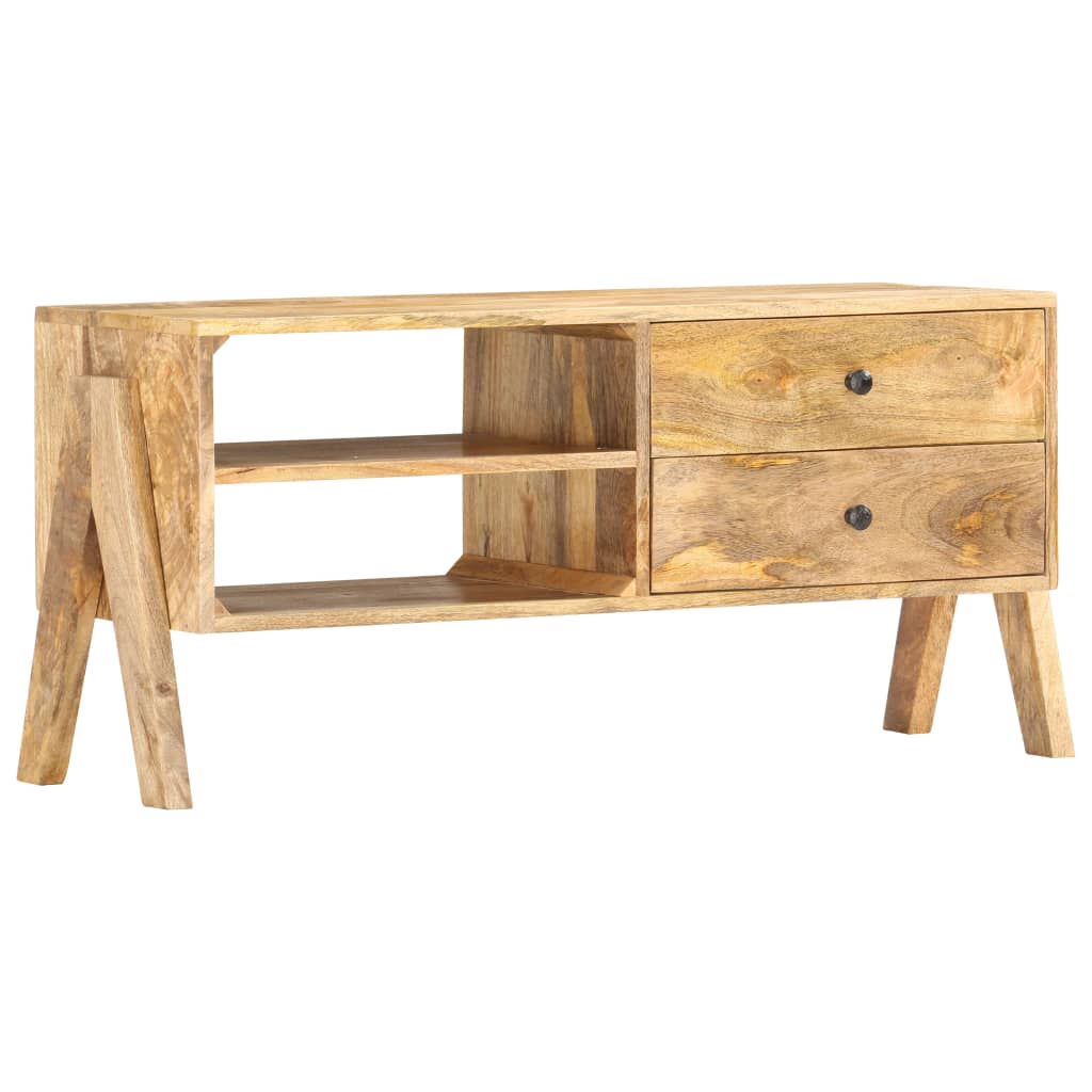 Meuble TV 97 x 35 x 47 cm Bois de manguier massif - XIOS