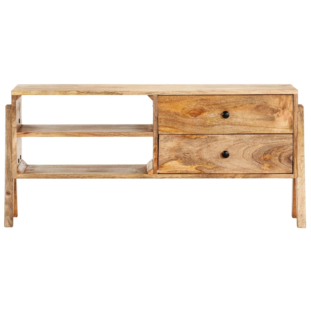 Meuble TV 97 x 35 x 47 cm Bois de manguier massif - XIOS