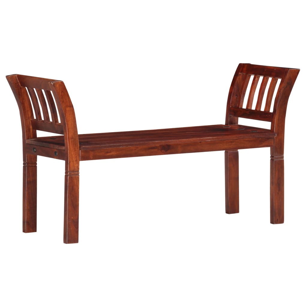 Banc 111 cm Bois d'acacia solide - XIOS