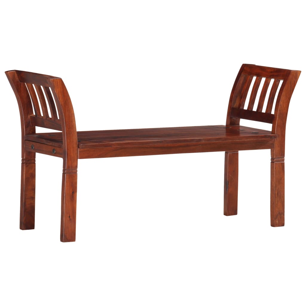 Banc 111 cm Bois d'acacia solide - XIOS