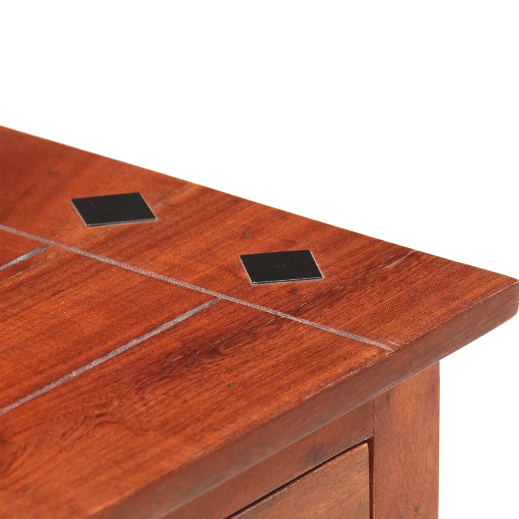 Table de chevet 40 x 30 x 50 cm Bois d'acacia massif - XIOS