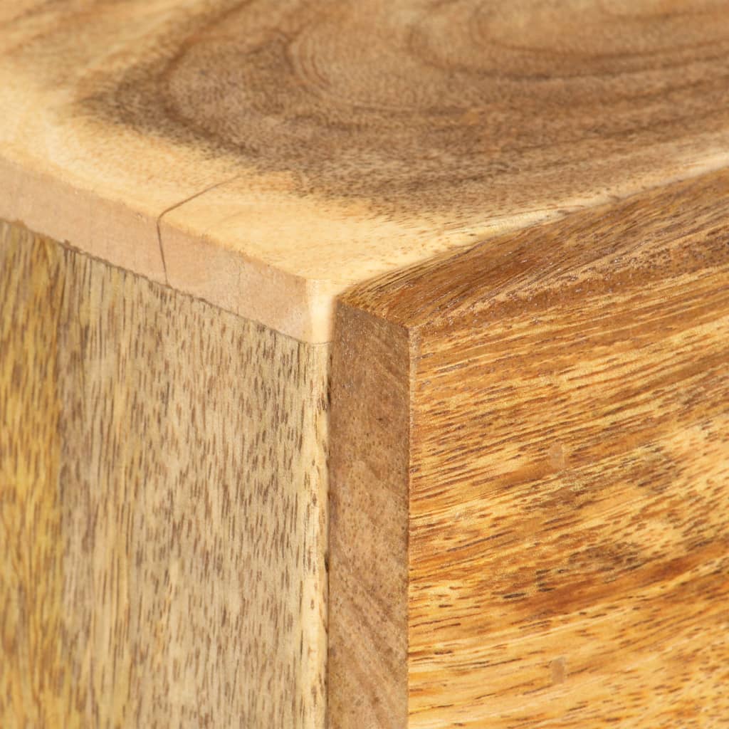 Table de chevet 40 x 30 x 50 cm Bois de manguier massif