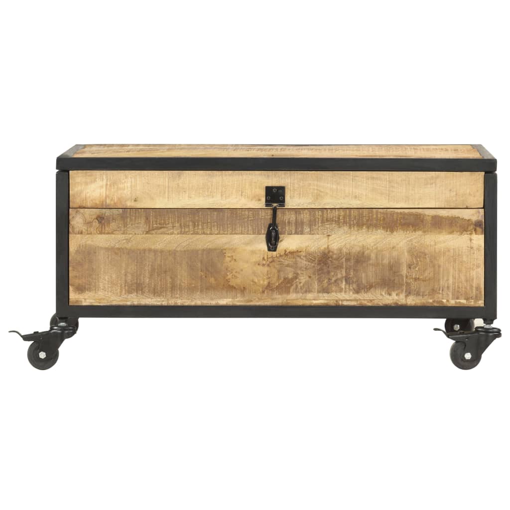 Table basse 70x50x33 cm Bois de manguier massif - XIOS