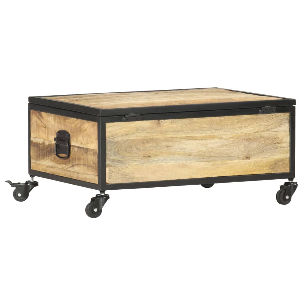 Table basse 70x50x33 cm Bois de manguier massif - XIOS