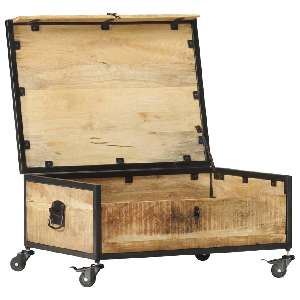 Table basse 70x50x33 cm Bois de manguier massif - XIOS
