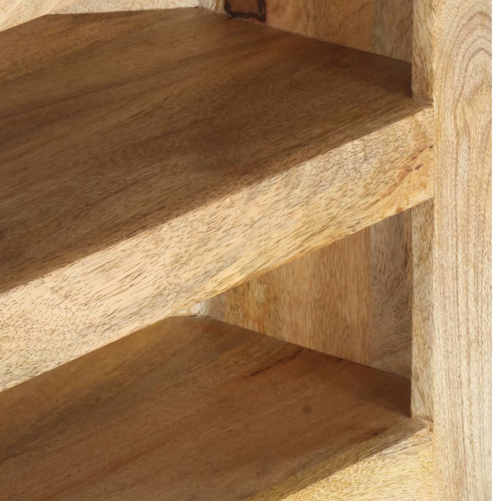 Meuble TV d'angle 90x45x45 cm Bois de manguier solide