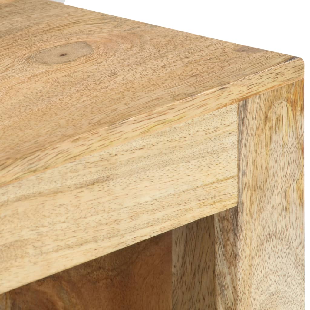 Meuble TV d'angle 90x45x45 cm Bois de manguier solide