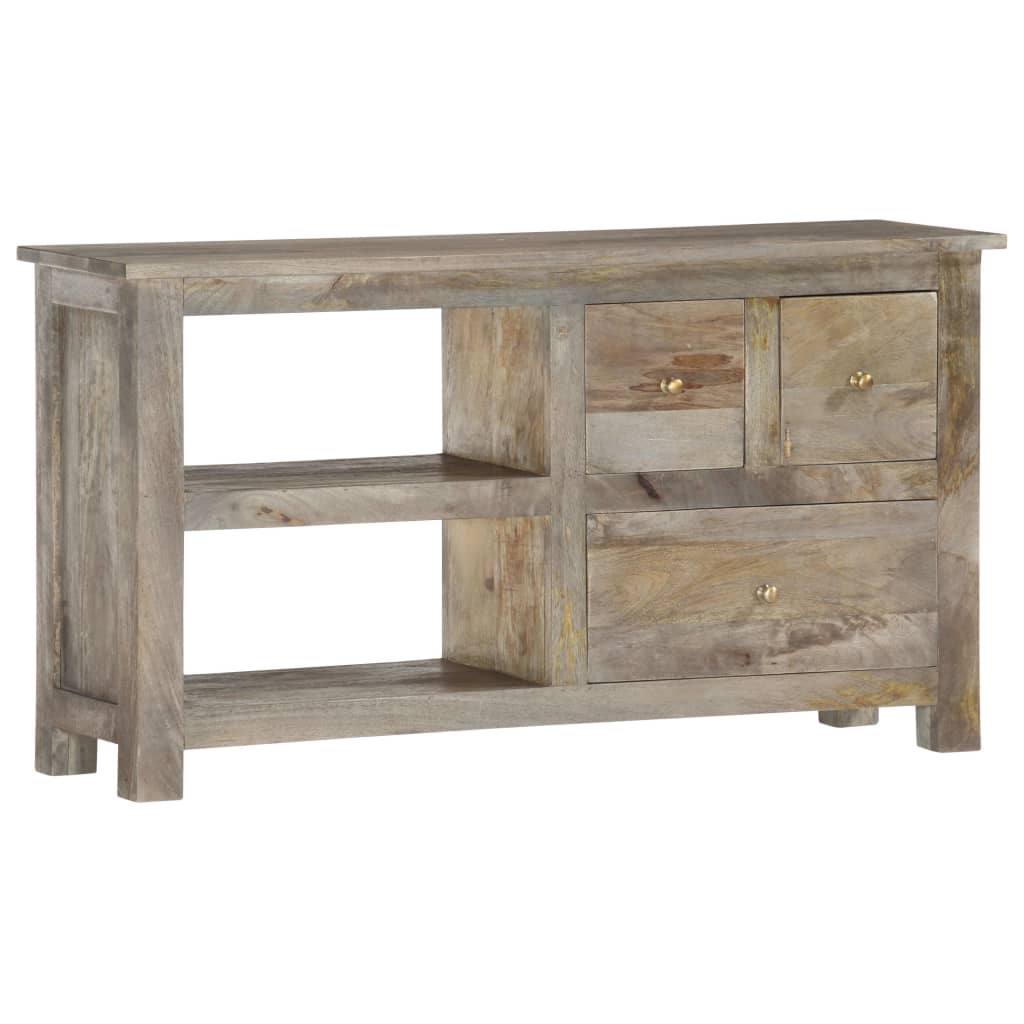 Meuble TV 100x30x55 cm Bois de manguier massif - XIOS