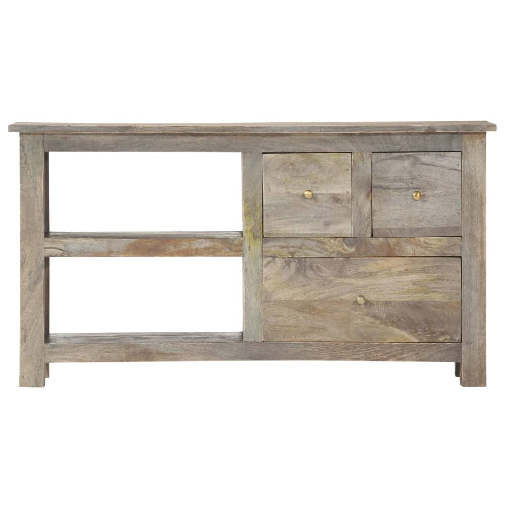 Meuble TV 100x30x55 cm Bois de manguier massif - XIOS