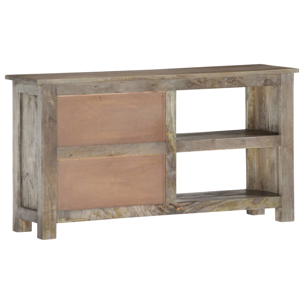 Meuble TV 100x30x55 cm Bois de manguier massif - XIOS
