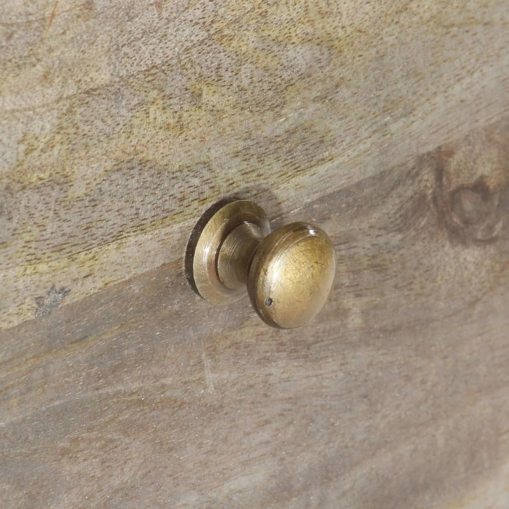 Meuble TV 100x30x55 cm Bois de manguier massif - XIOS