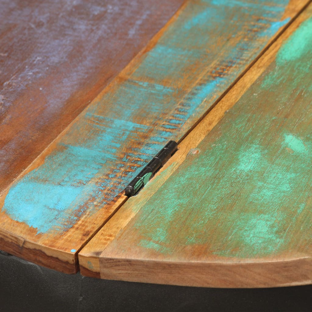 Table basse 53x43 cm Bois de récupération massif - XIOS