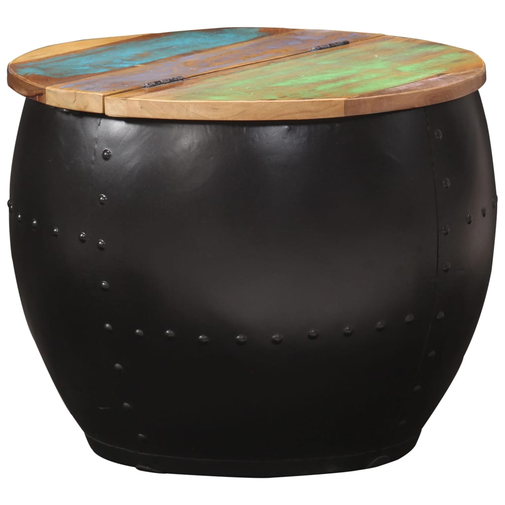 Table basse 53x43 cm Bois de récupération massif - XIOS