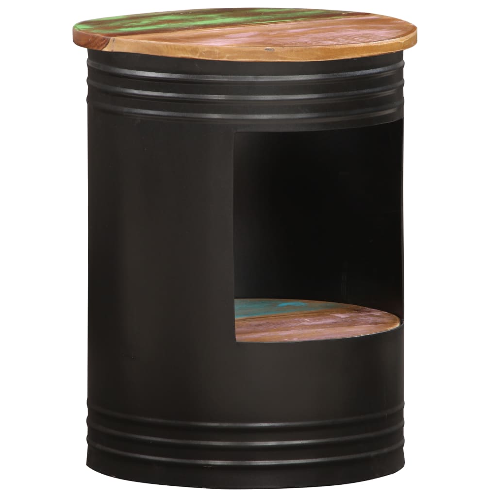 Table basse 43x55 cm Bois de récupération solide - XIOS